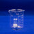 冰禹 BY-7002 玻璃烧杯 耐高温刻度杯 加厚玻璃仪器 小学科学实验室器材 1000ml1个/包