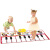ZIPPY MAT儿童脚踏电子琴毯脚踩琴男女孩婴儿宝宝音乐玩具家用游戏生日礼物 红色钢琴毯