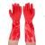 东亚手套 PVC保暖浸塑手套 802F-40 L 红色 1双 红色 L 