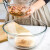 德梵蒂玻璃碗耐高温汤碗烤箱微波炉专用大碗家用烘焙和面盆沙拉碗打蛋碗 2100ml