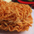 印尼进口（GEMEZ Enaak）小鸡干脆面 方便面 干吃面休闲零食 火辣鸡肉味 4包入