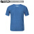 STIGA斯帝卡混纺圆领衫 乒乓球服短袖运动T恤 蓝色 2XL