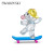 施华洛世奇（SWAROVSKI）【生日礼物】施华洛世奇 KRIS BEAR 小熊系列摆件 生日礼物 滑板小熊  5619208