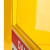 中研智能防爆气瓶柜 实验室全钢加厚防爆安全柜危险品气瓶安全储存柜钢瓶柜 黄色单瓶二代报警器