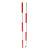 杰铂科技2米3米5米活节花杆铝合金花杆全站仪用活接式 红白杆测量对中标杆 花杆（2米）