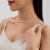 珍珠皇后3-4mm巴洛克S925银小米珍珠项链叠戴年轻款项链女 母亲节礼物