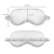 HengTravler新款双面仿真丝眼罩护眼罩男女通用午睡睡觉旅行睡眠遮光透气眼罩 17#黑色(绑带)