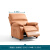 林氏家居现代简约科技布沙发电动功能沙发椅单人G042【亮橙色推背款】