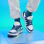 adidas ENTRAP休闲运动板鞋少年感复古篮球鞋男子阿迪达斯官方 白色/绿色/蓝色 42