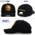 NBA帽子男棒球帽篮球队纯棉运动刺绣鸭舌帽金州勇士队库里30帽子 黑色金标