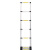 旭登 XD-ZJT3 竹节梯 伸缩梯 梯子 3.8米 铝合金材质（单位:把）银色