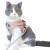 茨格曼猫咪牵引绳猫绳防挣脱猫绳子背心式溜猫绳子猫咪外出专用遛猫绳子 粉色S码(建议4斤-8斤) *