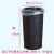100只黑色垃圾袋塑料袋地铁垃圾桶宾馆走廊细长桶瘦高桶平口 白色 黑色35*63cm100只-细长桶用 加厚