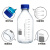 蓝盖试剂瓶100 250 500 1000 2000ml螺纹口丝口瓶化学广口试剂瓶样品瓶油样取样 无标蓝盖透明100ml