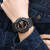 卡西欧（CASIO）手表男学生经典黑金时尚双显多功能时尚运动电子表 哑光黑玫瑰金GA-110RG-1A