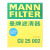 曼牌（MANNFILTER）空调滤清器空调滤芯CU25002奔驰C200E200E300LGLC300GLE320ML350