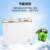 美的(Midea)200升 双温双箱冷柜 家用商用冰柜 一级能效 冷冻冷藏卧式冰箱 BCD-200DKM(E)