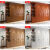 韩国品质实木   门简约现代中式组装橡木整体卧室组合加顶橱 5门 单衣柜颜色