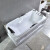 特司罗冲浪按摩恒温浴缸现代加厚独立式成人家用双人小户型加热浴缸池 五件套浴缸（右群） 约1.7M
