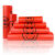 QL-21002红色塑料袋背心式垃圾袋100只/捆 笑脸款红色袋26*42加厚