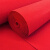 赫思迪格 一次性地毯 展会婚庆迎宾垫 过道商用地垫 5mm厚*1.2m宽*10m*红色 JG-1630