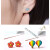 【组合装】磁铁耳钉耳夹无耳洞女卡通韩版学生新款可爱吸铁石耳钉 卡通磁钉8对（通知客服备注）