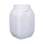 越越尚 化工塑料桶白色50L加厚4斤 发酵泔水桶 实验废液收集桶塑胶桶带盖加厚YYS-YT-B03