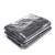 金诗洛 KSL130 (50只)加厚黑色垃圾袋(平口50*60cm) 工业型商用办公专用回收塑料袋
