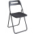 北欧宜家【官方直销】塑料折叠椅子凳子靠背便携简约宿舍创意办公家用户外 加固碳钢架绿色