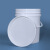 龙程 PP桶25升化工圆形手提储水桶 开口桶涂料桶包装桶圆桶 25LK_白色