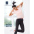 迪卡侬短袖女秋薄款上衣健身跑步瑜伽半袖速干T恤FICW2191024经典黑T42