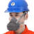 礼丝汀3200防尘面具工业打磨电焊煤矿喷漆防粉尘可水洗过滤棉 10个防尘棉