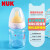 NUK防龅牙 婴儿宽口径玻璃乳胶奶瓶超软新生儿宝宝0-6-18个月仿母乳 蓝色/120ml 乳胶/0-6个月