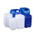 龙程 化工桶蓝色堆码桶密封HDPE塑料桶1L-25L白色酒精包装桶 25LB款堆码桶半透明色