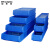 稳斯坦 WST123 分隔式零件盒 周转箱塑料盒物料收纳盒分格盒元件盒 蓝色600×235×90mm