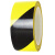 稳斯坦 W7783 PVC警示胶带地贴 5S6S定位斑马线胶带黑黄地板划线胶带 20mm*33m
