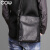 法国COW男包单肩包 男士商务背包时尚休闲单肩斜挎包 C-8881黑色 竖款