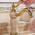 科勒品牌金色全铜冷热水龙头玉石台面盆浴室柜复古欧式仿古美式卫生间单 燕麦钛金