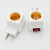 冰禹 BY-667  E27带按钮开关螺口灯头（带按钮灯座） 墙壁塑料插座式（2个/件）起订2
