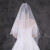 尚戈（SHANGGE）新娘头纱新款求婚领证结婚头纱 双层钉珠拍照头纱 日次达婚纱头纱 双层钉珠发梳款60-80cm 1件