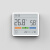 杜克（DUC）杜克杜克温湿度计室内时钟家用高精度表数显电子壁挂式仪器 白色