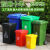环卫户外分类商用垃圾桶塑料加厚垃圾箱大号小区物业带轮盖240L升可定制内容 120升加厚【轮+盖】 绿色