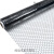 迈恻亦PVC静电网格帘黑色0.3/0.5/1.0/2.0MM透明软门帘无尘车间厂 0.3毫米全透明1.37米宽/平方米