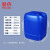 朋侪 堆码桶 25L蓝色 加厚塑料桶 堆码废液包装桶