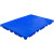 山顶松 防潮垫板 塑料栈板组合式地台板仓库地垫板 圆孔加厚高脚100*80*10cm