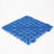 加厚厨房卫生间浴室PVC防水防滑垫脚垫可拼接镂空隔水垫工程地垫3 蓝色 30*30cm（4片装）特厚16MM
