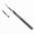 赫思迪格 手术刀片 工业碳钢刀片 实验室用标本制作工具 11号刀片（1盒100片）HHW-170