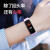 UICYXOR智能运动手表可测体温血压心率血氧监测彩屏多功能手表 升级版智能手环-时尚黑
