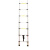 旭登 XD-ZJT3 竹节梯 伸缩梯 梯子 3.8米 铝合金材质（单位:把）银色