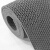 麦锐欧 PVC镂空地垫 塑胶防滑垫 S型防水垫地毯 厚4.5宽0.9米*1米/价 灰色